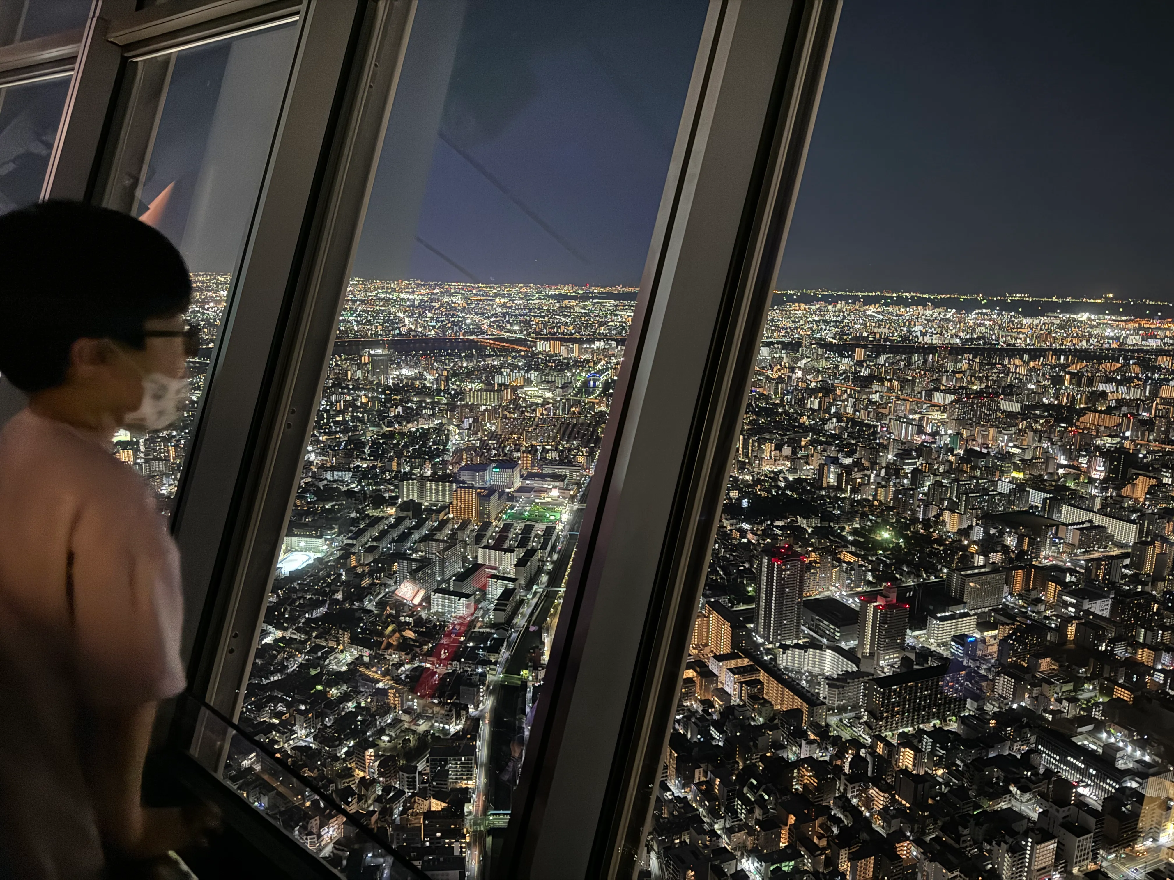 Night view in Skytree